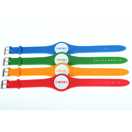 Dây đeo tay cao su mềm PVC tùy chỉnh Vòng đeo tay RFID 3