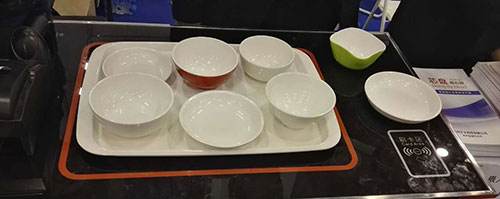 Bộ đồ ăn RFID thông minh chịu nhiệt độ cao chất liệu Melamine 5