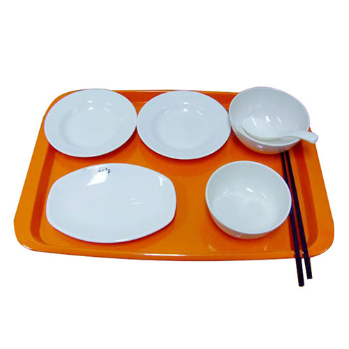 Bộ đồ ăn RFID thông minh chịu nhiệt độ cao chất liệu Melamine