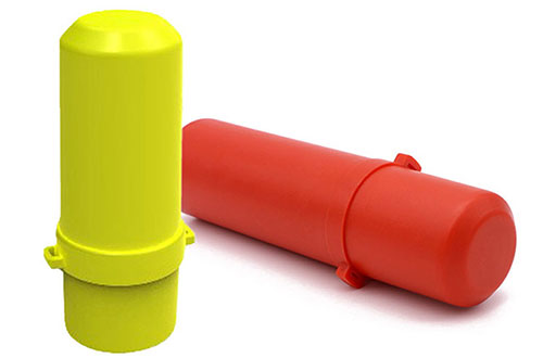 Cáp điện, cấp nước, xăng dầu, gas định vị đường ống đánh dấu điện tử ID hình trụ, nhãn chôn